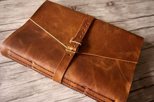 Custom Rustic Leather Photo Albums