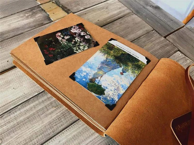 Custom Rustic Leather Photo Albums